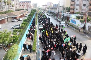 راهپیمایی عفاف و حجاب در بابلسر در قاب تصویر