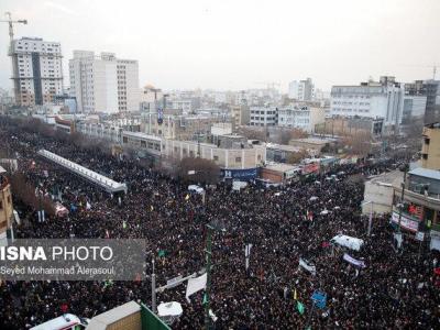 یادآوری مراسم تشییع سردار سلیمانی در یک مستند