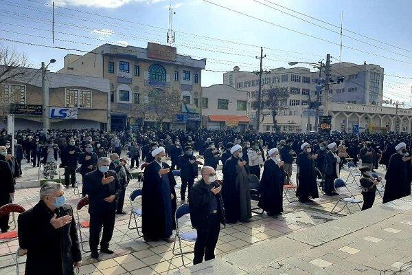 اجتماع بزرگ عزاداران فاطمی در کرمانشاه برگزار شد