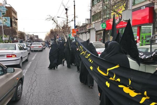 شور فاطمی در خیابان های شهر طنین انداز شد