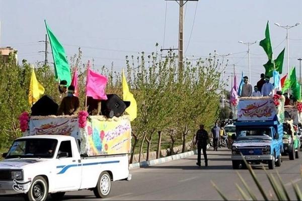 بزرگداشت عید غدیر به همت اهالی مسجد؛ از حرکت کاروان شادی تا توزیع بسته‌های غذایی