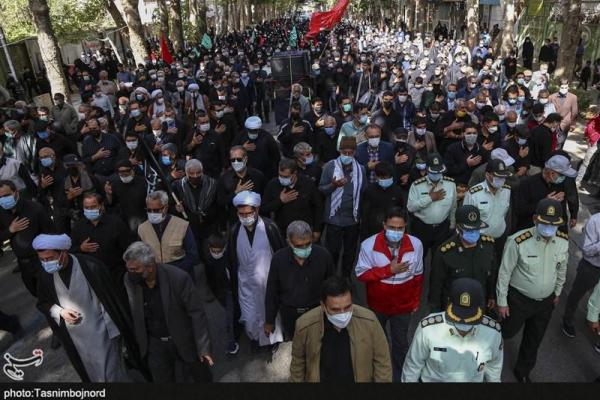 راهپیمایی جاماندگان از اربعین حسینی در بجنورد + تصاویر